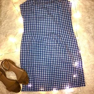 Blue Gingham Dress